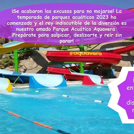 Apartamento Casa Baja Naturista Con Patio En Primera Linea De Playa Con Piscina Comunitaria!